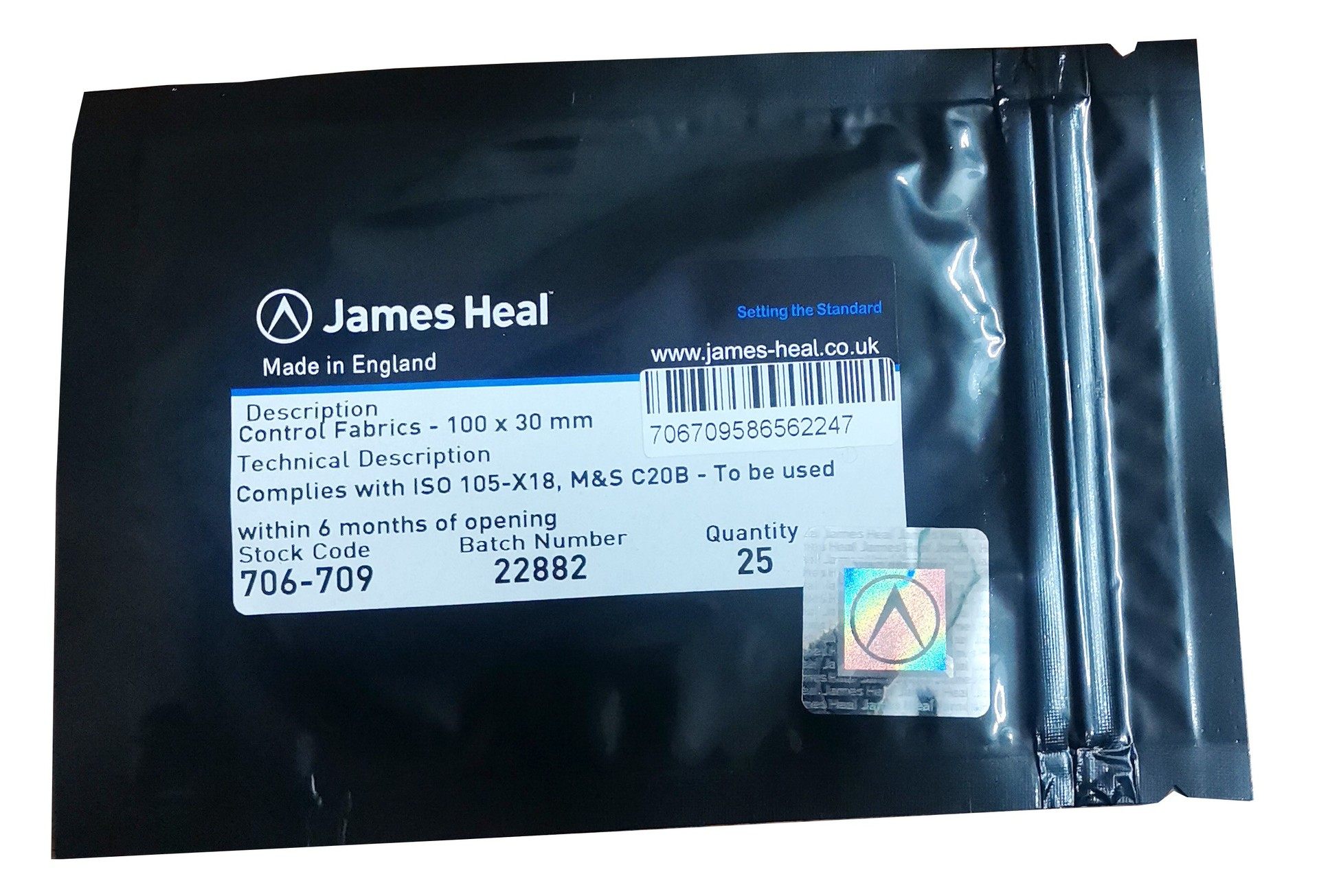 james泛黄测试控制布酚黄测试纸BHT黄变测试膜JAMES H.HEAL黄变纸