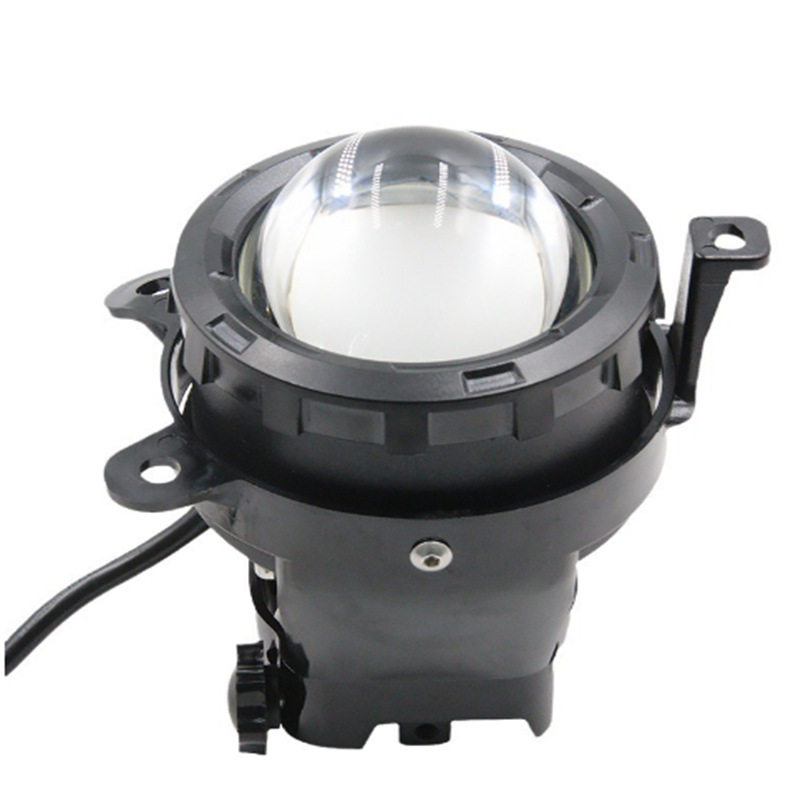 新款J1雾灯双光透镜55W3.0寸超亮led雾灯泡3.0寸通用