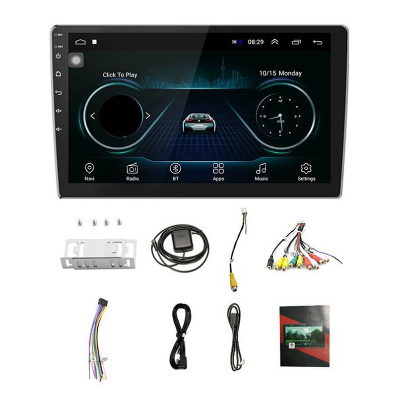 10.1寸车机导航 汽车中控内置无线carplay模块安卓大屏车载导航仪图片