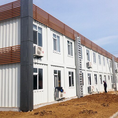 青岛全新装配式集装箱售楼部样板间模块化建筑移动环保可拆装拼装