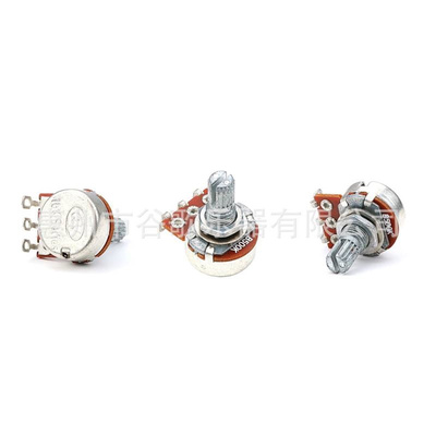 乐器配件  吉他配件  弯脚小电位器B500K 带QY 字