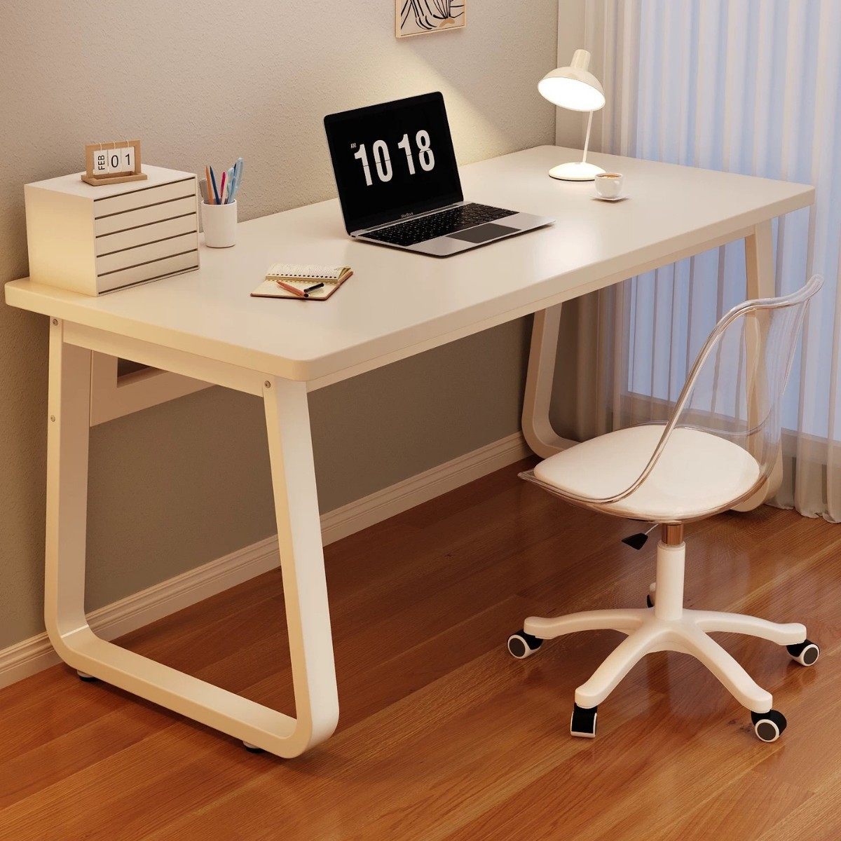 电脑桌卧室家用桌子工作台简易书桌学生写字桌台式办公桌简约现代