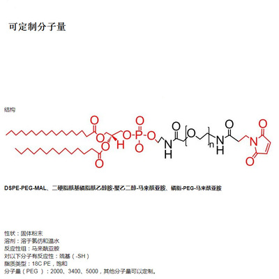 DSPE-PEG-Mal（2000） CAS号474922-22-0 科研实验用