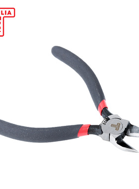 TOPLIA TOOL拓利亚EP041001双色沾塑柄内光外麻厚型水口钳5