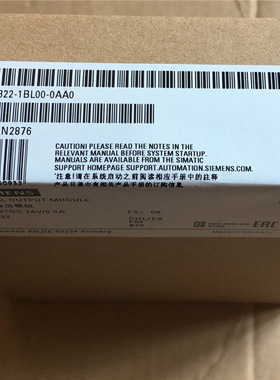 6ES7322-1BL00-0AA0数字量S7-300,SM322模块6ES7322-1BLOO-OAAO