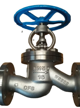 高压法兰截止阀J41W-40/64/100P/不锈钢SS30408截止阀