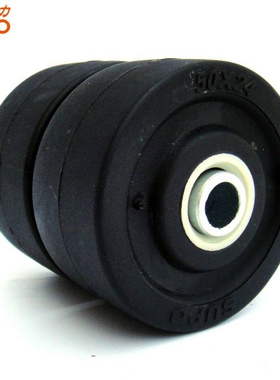 向荣动力 12款2寸黑色PA尼龙单轮 防缠丝 静音环保轮 载重180KG