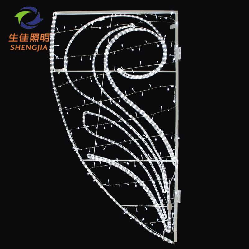 LED户外 过街灯横街灯路灯灯杆装饰灯节日灯杆平面造型灯景观灯