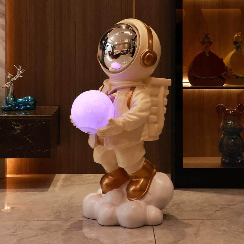 宇航员落地大摆件客厅家居电视柜沙发旁装饰品储蓄罐乔迁新居礼品,家居饰品,落地摆件,淘宝优惠券,粉丝福利购,淘宝优惠卷