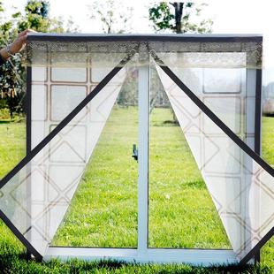 家用纱窗纱网自粘非简易磁性磁铁门帘自装 魔术贴防蚊子沙窗帘拆卸