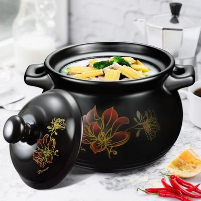 新买一送一砂锅加厚炖锅家用沙锅明火耐高温瓦罐汤锅土陶瓷煮汤煲