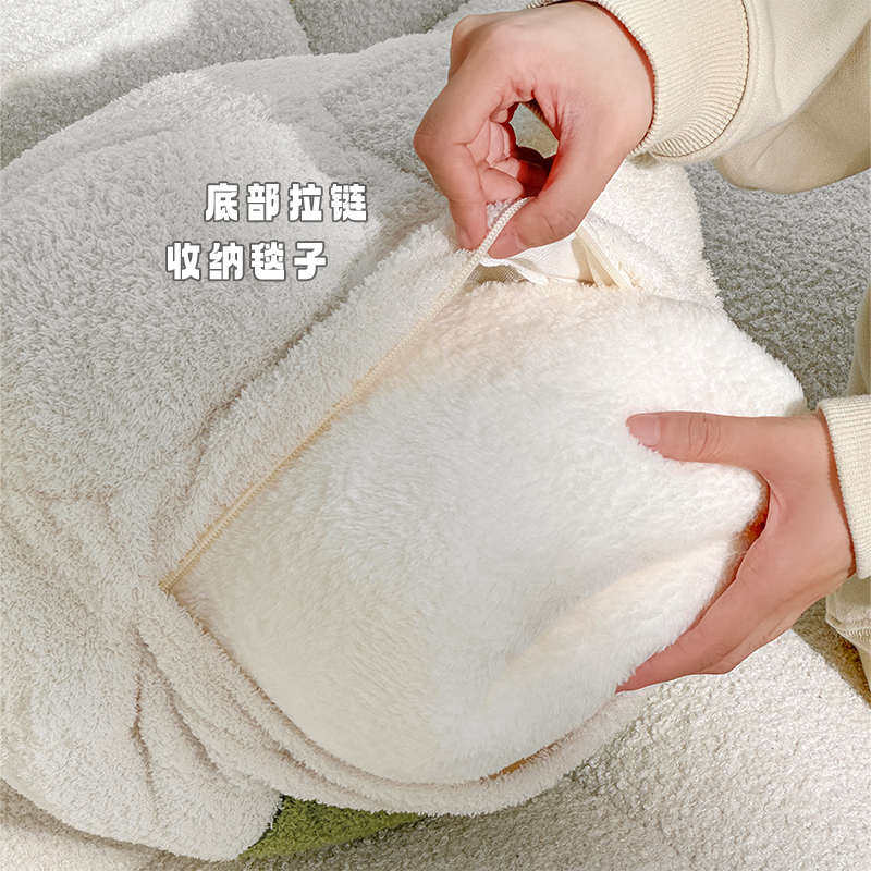 可爱抱枕被子二合一加厚办公室午睡枕头汽车靠枕靠垫女生睡觉用K