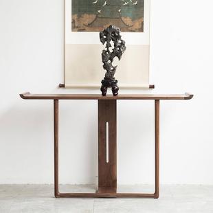 新中式纯实木玄关桌玄关台条案现代简约玄关柜长条供桌靠墙边几桌