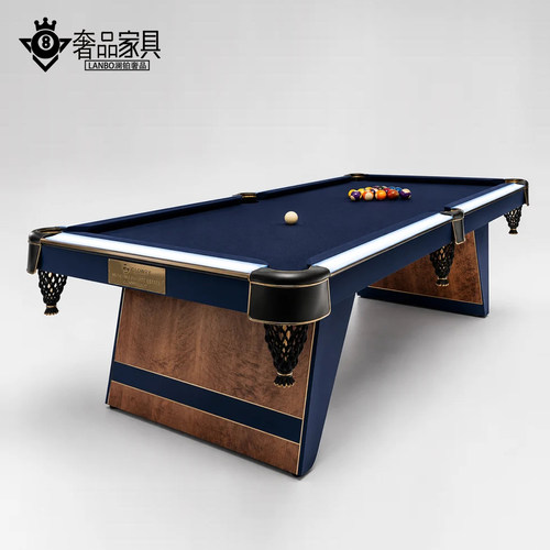 意式轻奢实木台球桌创意设计球桌