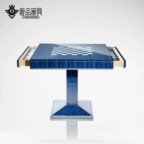 意式收纳象棋桌多功能国际象棋桌