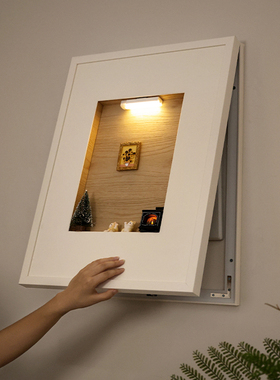 竖版电表箱装饰画可磁吸202w4新款配电箱遮挡挂画diy电闸发光壁画