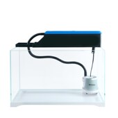 鱼缸过滤循环水泵过滤器净水三合一过滤箱L盒小型底吸泵抽水泵静