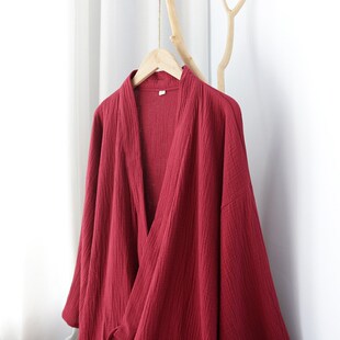 睡衣宽松z古风汉服长袍睡袍中国风袍子汉元 夏季 纯棉古风禅服薄款