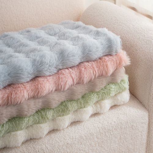 冬季加厚宠物地垫狗狗垫子猫咪睡垫狗F窝猫床围栏垫兔毛绒保暖毛