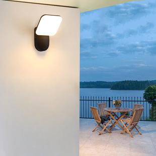 户外壁灯防水别墅庭院感应花园露台灯门I口楼梯室外照明灯阳台墙