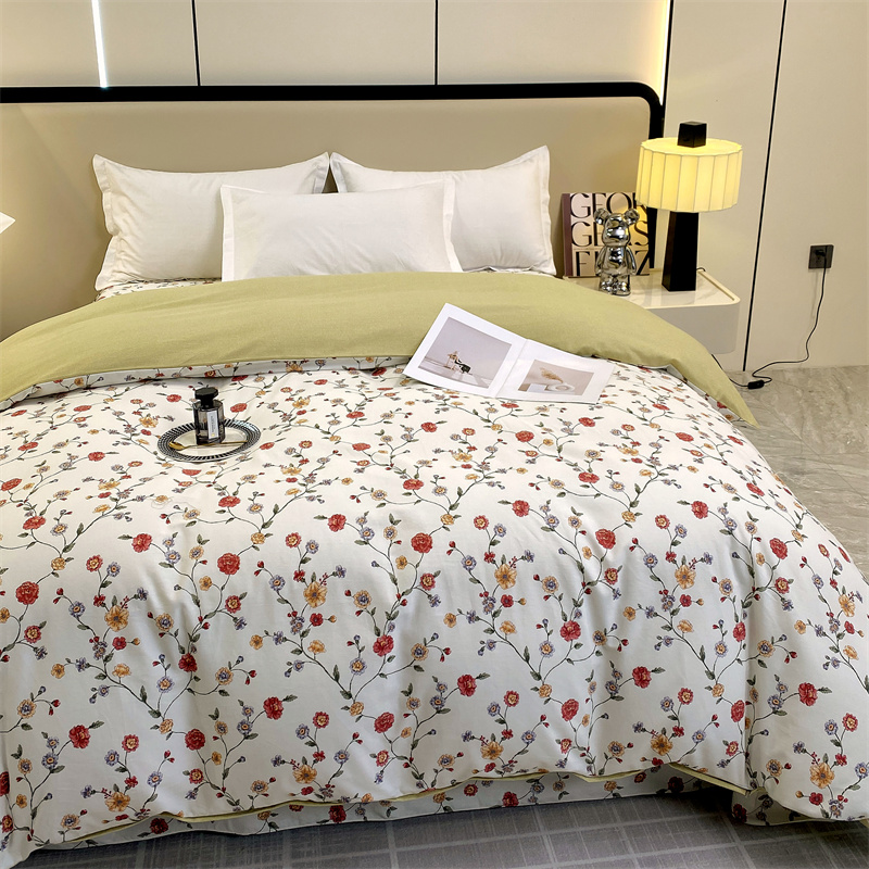 纯棉加厚磨毛被套单件全棉100秋冬A季加大被罩230x230定制订做尺