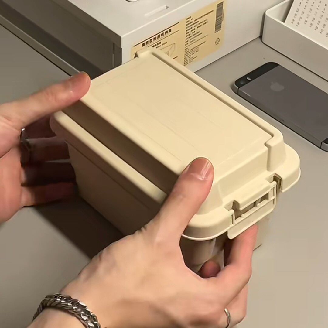 桌面迷你露营便携调料收纳箱