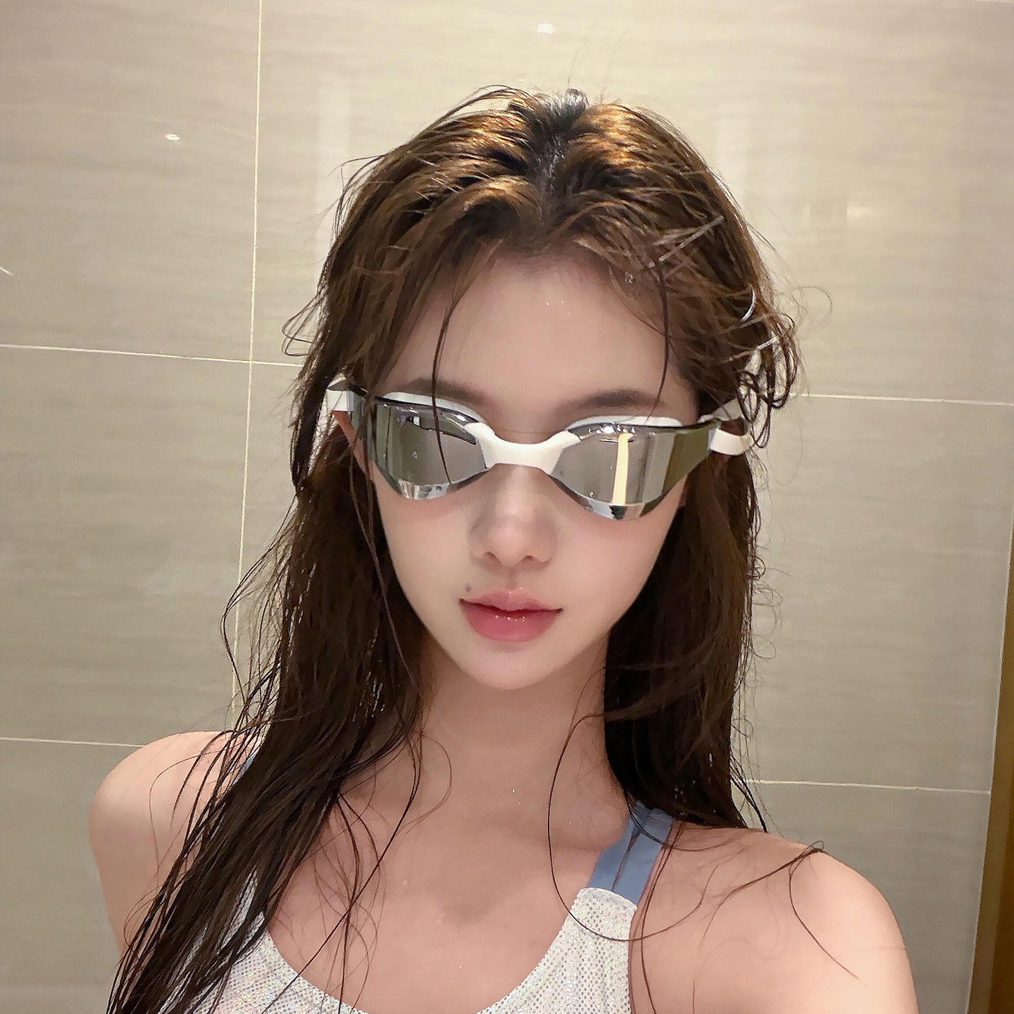 游泳镜竞速防雾眼镜电镀高清防水不压眼高颜值专业游泳眼镜护目镜
