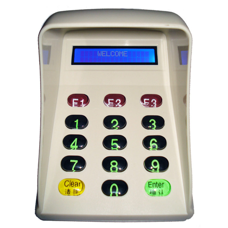 防窥数字小键盘232串口15键盘液晶语音密码键盘密码器