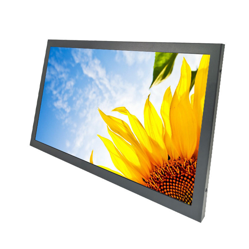 工业级开放式32寸电容触摸显示器 金属壳内嵌入式VGA HDMI触控屏