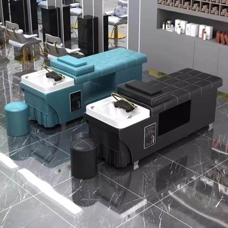 包邮泰式洗头床理发店专用发廊美容院采耳熏蒸按摩带热水器头疗床