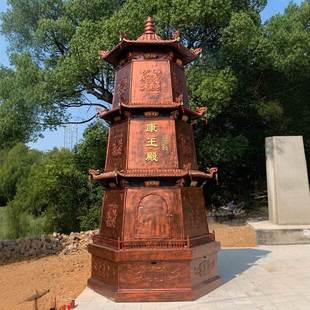 烧金炉祠堂化钱炉定制寺庙铸铁烧纸炉烧元宝炉六角塔炉宗祠化宝炉