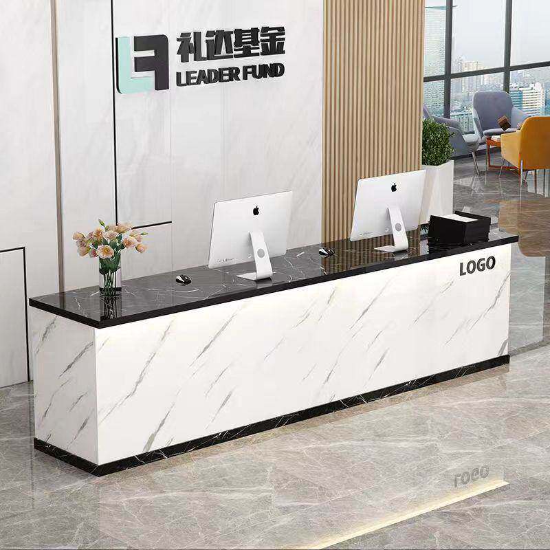 吧台收银台房产中介前台桌图文店物业旅行社可定制公司前台接待台