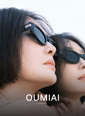 GM墨镜女秦岚同款2025新款高级感复古猫眼太阳镜带近视度数Mass