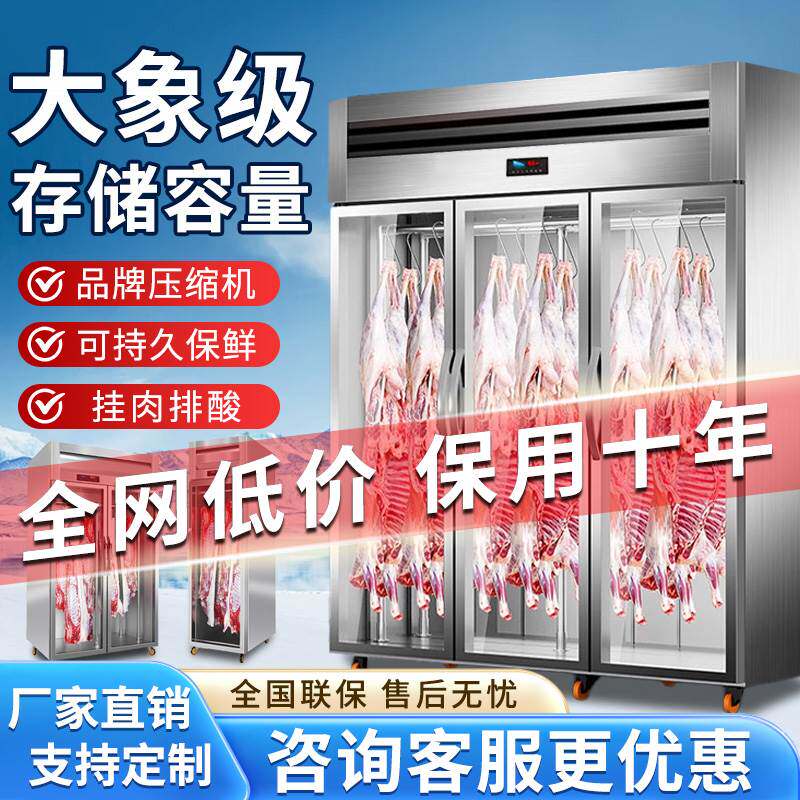 挂肉柜商用冷冻冷藏保鲜展示柜挂牛羊肉店立式冰鲜肉柜吊肉柜排酸