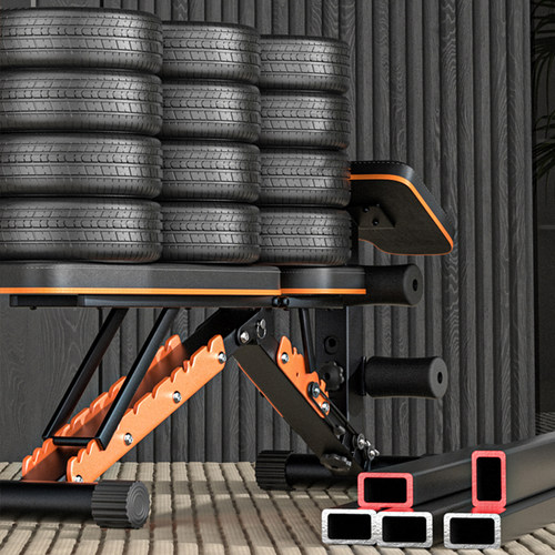 ￥%#哑铃凳家用健身多功能可折叠男士专业卧推凳杠铃上下斜商用cx