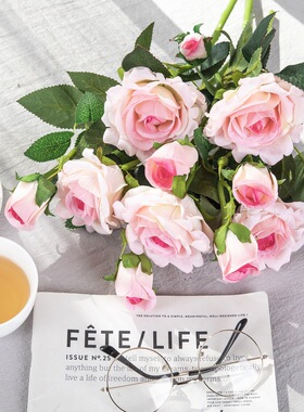 绒布如意仿真花假花婚庆用品家居装饰绢花MW03335花瓣/仿真花瓣