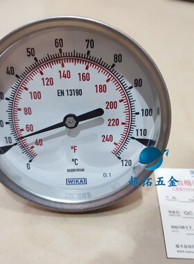 不锈钢轴向A52.100径向R52.100德国WIKA双金属温度计A52 EN13190