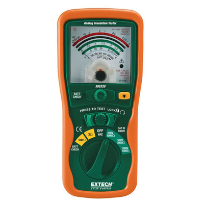Extech 380320模拟式高压绝缘测试仪