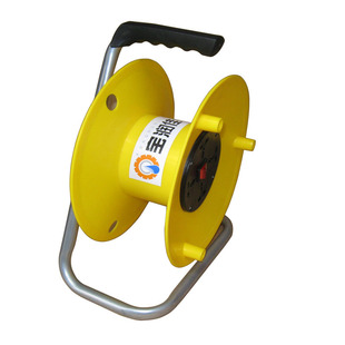 220V卷线器 便携式 70米 可绕30 宝润佳特惠手提盘 手摇电缆卷线盘