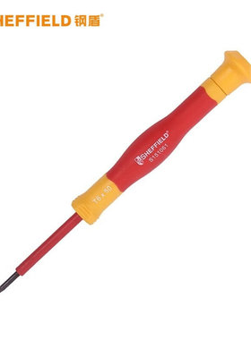 钢盾 S151061 多功能双色柄绝缘花型微型螺丝批T6*50mm