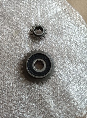 70CC100带脚踏链轮拐子机链轮输出齿轮小链轮32节小链条