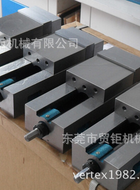 光面角固式虎钳 台湾一体光面直角虎钳 辁丰光面直角平口钳4寸