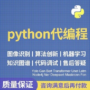 Python编程图像处理深度学习机器学习自然语言AI算法web网站开发