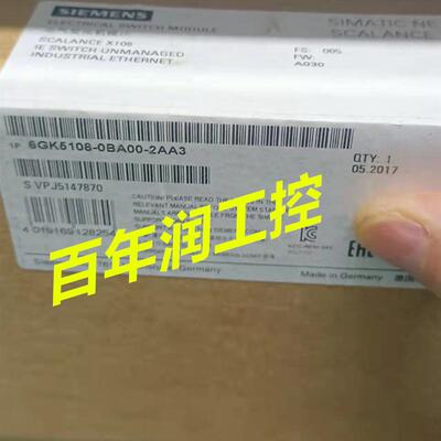 6GK5108-0BA00-2AA3原装X108工业交换机模块6GK5 108-0BA00-2AA3