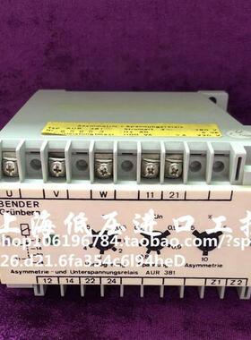 BENDER/ AUR381 原装绝缘监视仪 85853 现货供应议价!