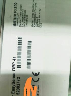 METTLER梅特勒52003772PH电极EasySense ORP 41全新原厂议价