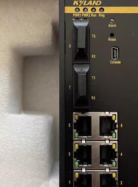 KIEN7009工业交换机 2光6电百兆单模系列 全新现货
