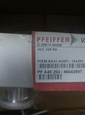 原装全新PFEIFFER真空计真空角阀AVC025PA议价