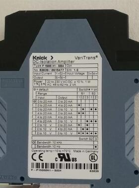 全新德国进口 KNICK直流隔离放大器P15000H1-S004
