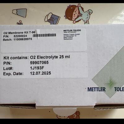 梅特勒溶氧膜52200024+59907065溶氧电极膜片O2-Electrolyte 议价